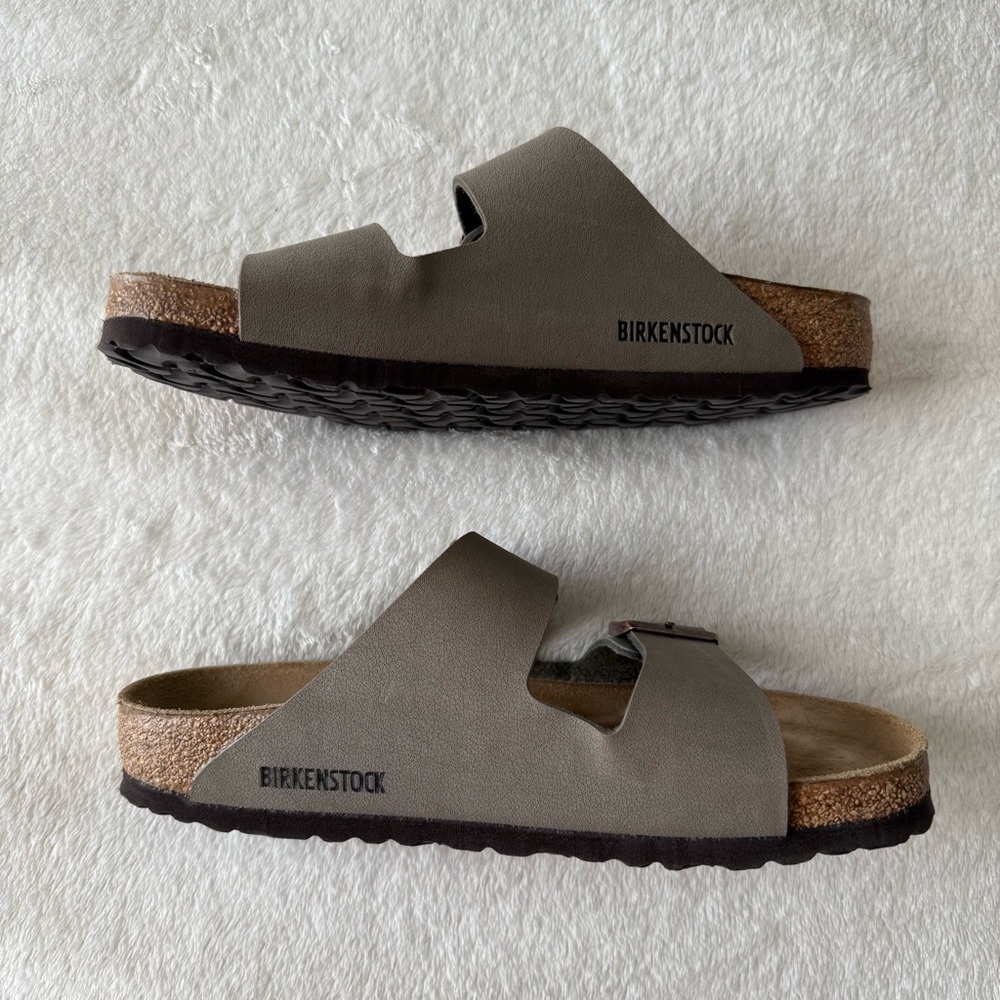 Birkenstock Arizona Sandals - Stone - Picture 5 of 7